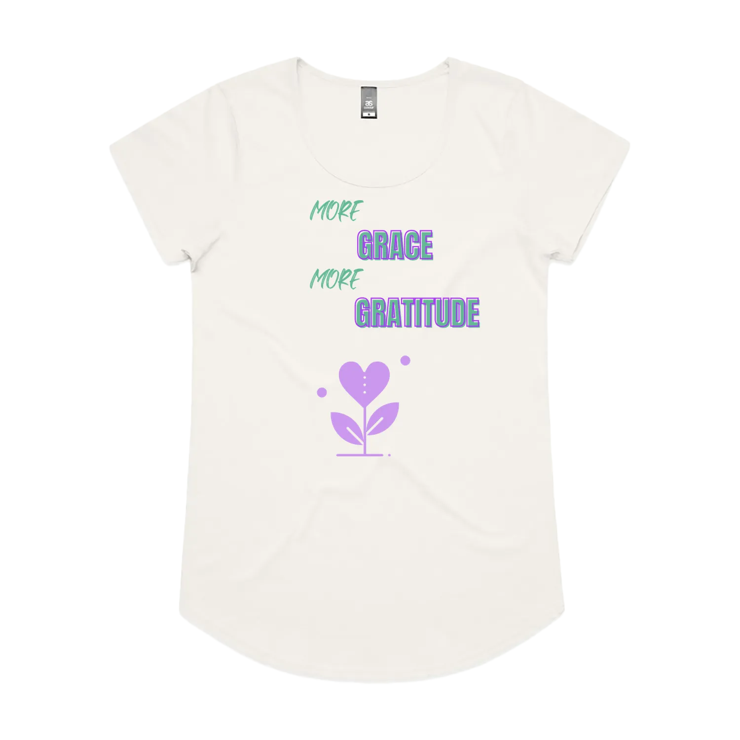 Natural front flat lay