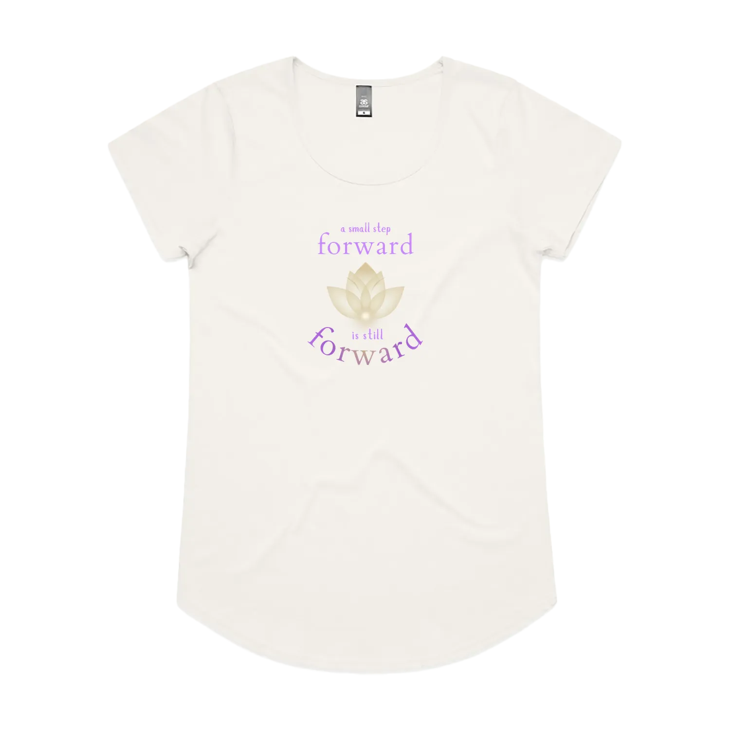 Natural front flat lay