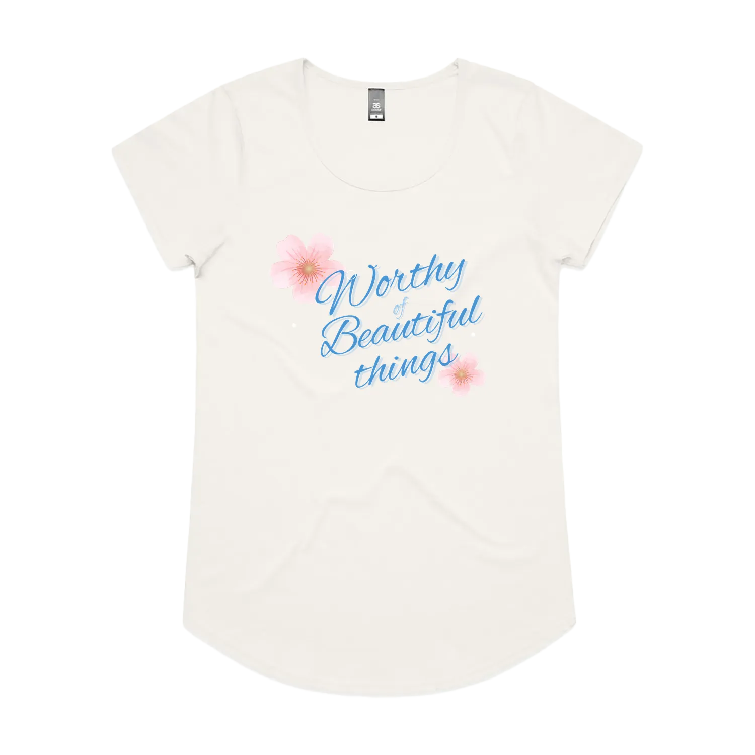 Natural front flat lay