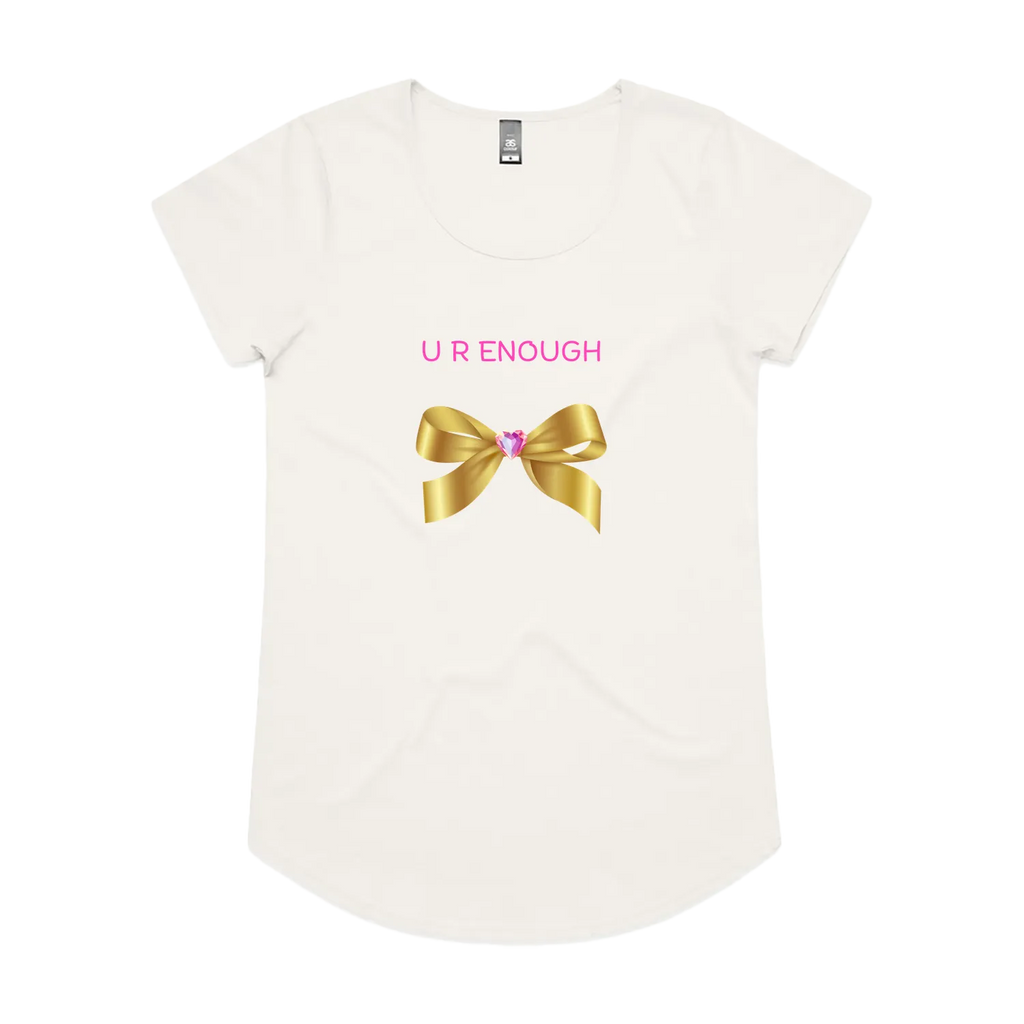 Natural front flat lay