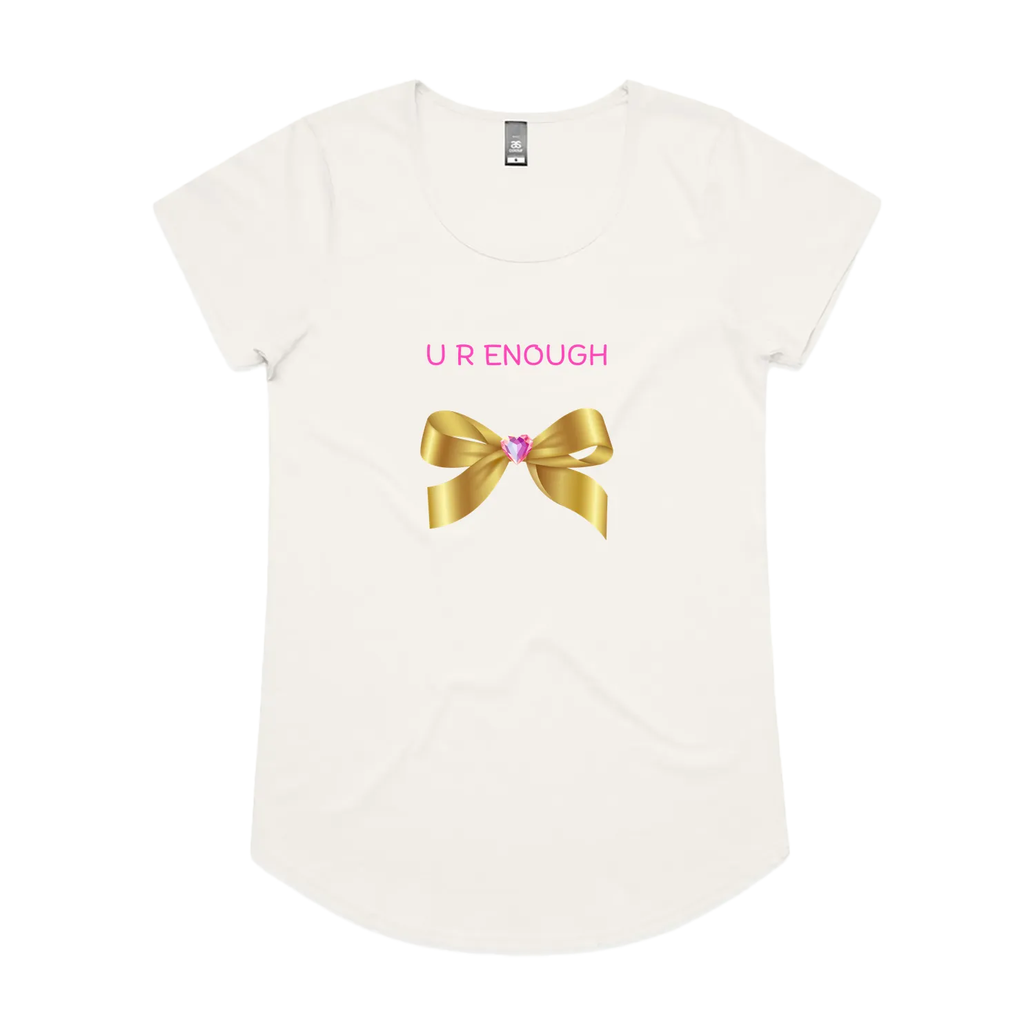 Natural front flat lay