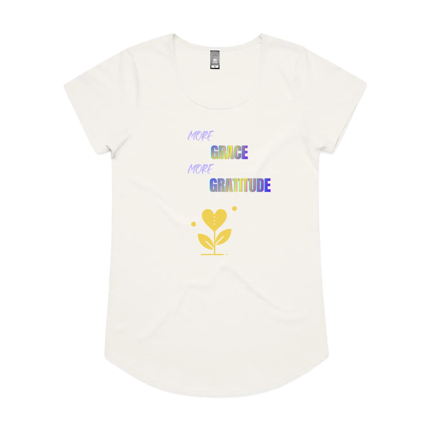 Natural front flat lay