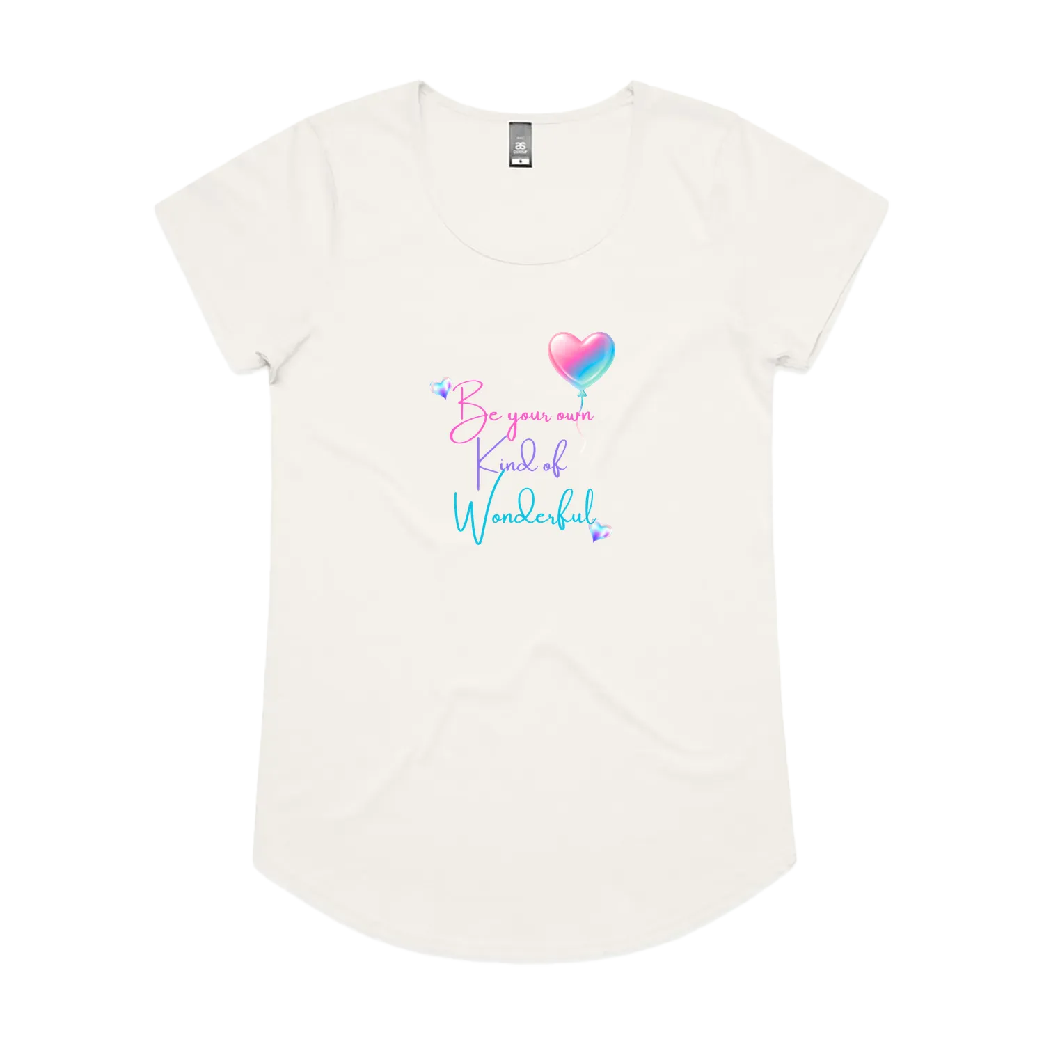 Natural front flat lay