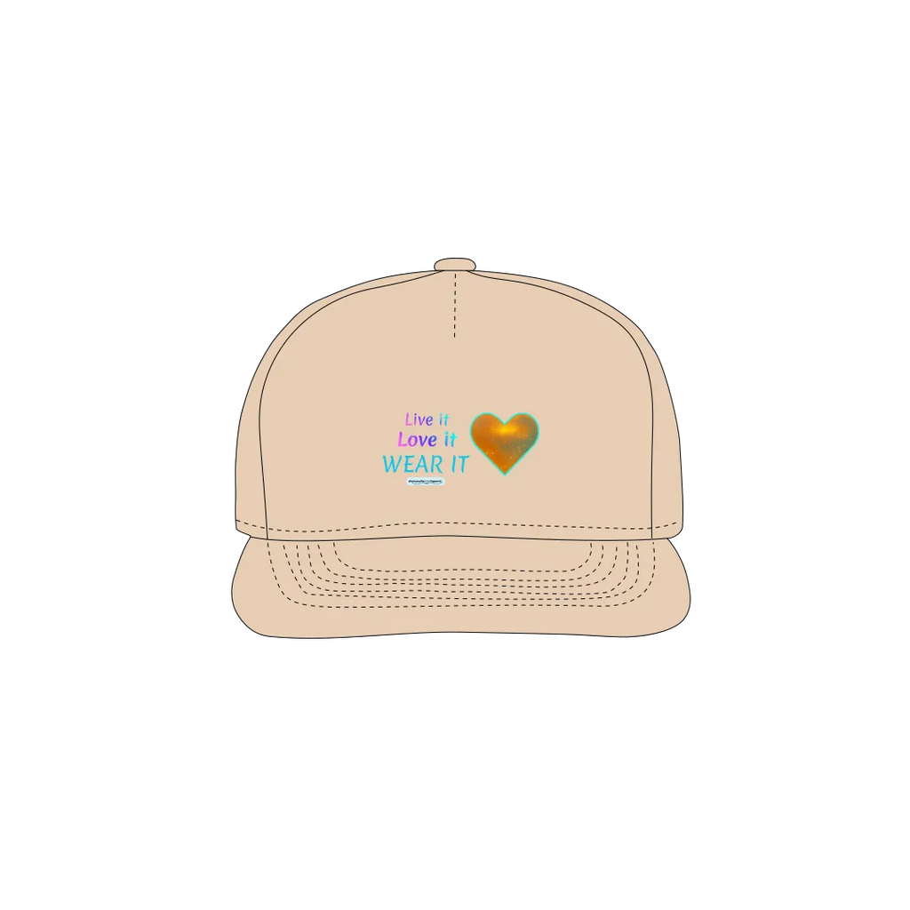 Natural front flat lay
