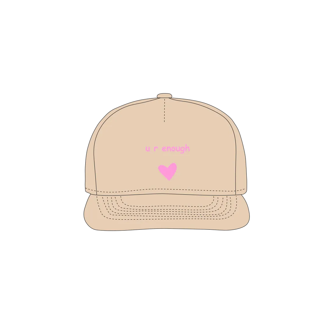 Natural front flat lay