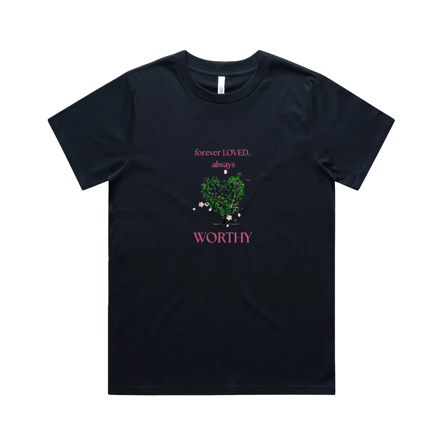 Navy front flat lay