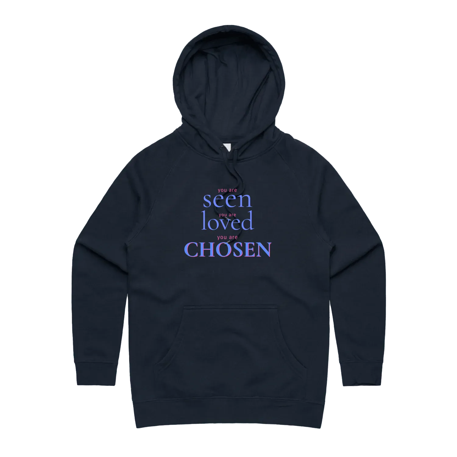 Navy front flat lay