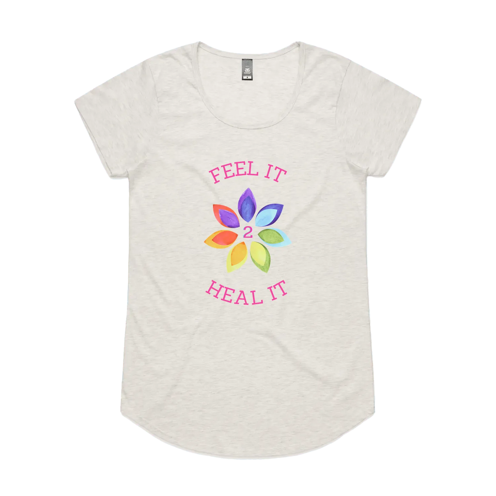 Oatmeal Marle front flat lay