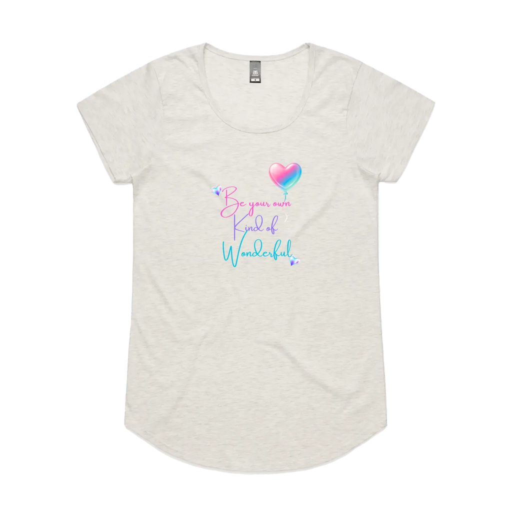 Oatmeal Marle front flat lay