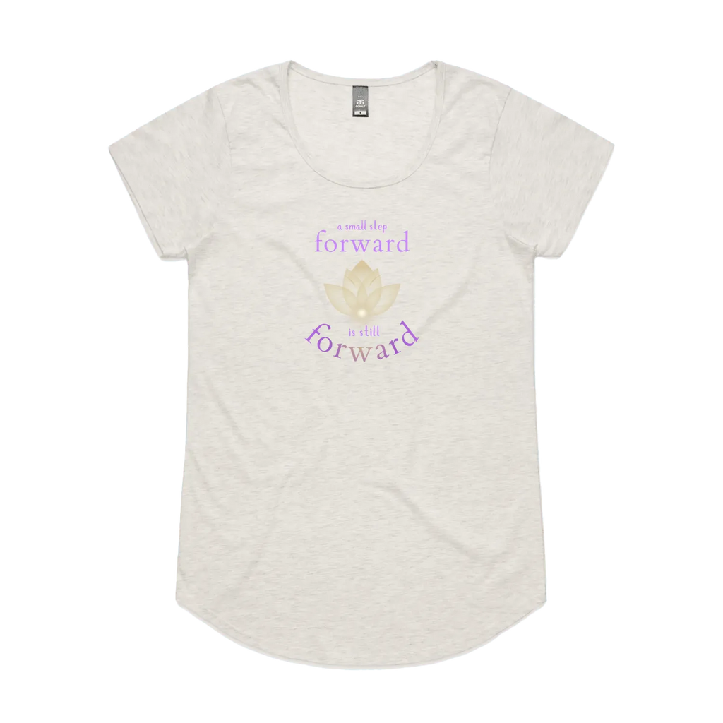 Oatmeal Marle front flat lay