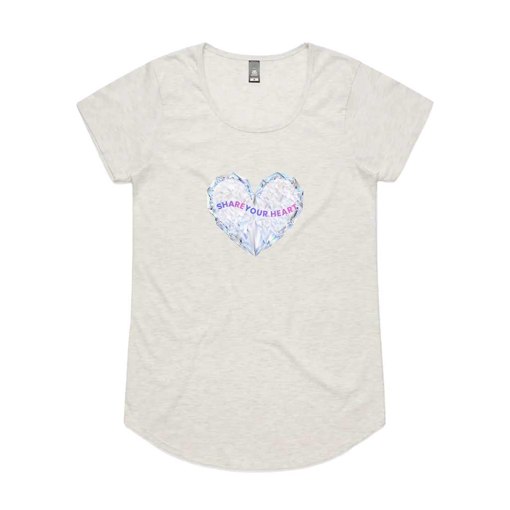 Oatmeal Marle front flat lay