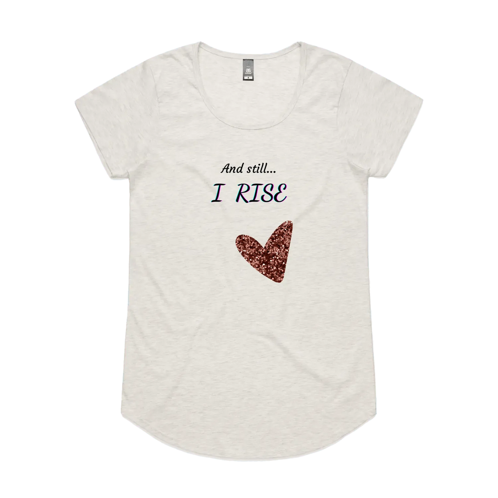 Oatmeal Marle front flat lay