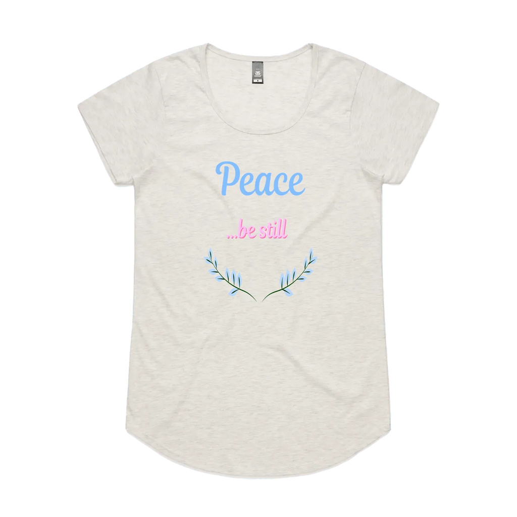 Oatmeal Marle front flat lay