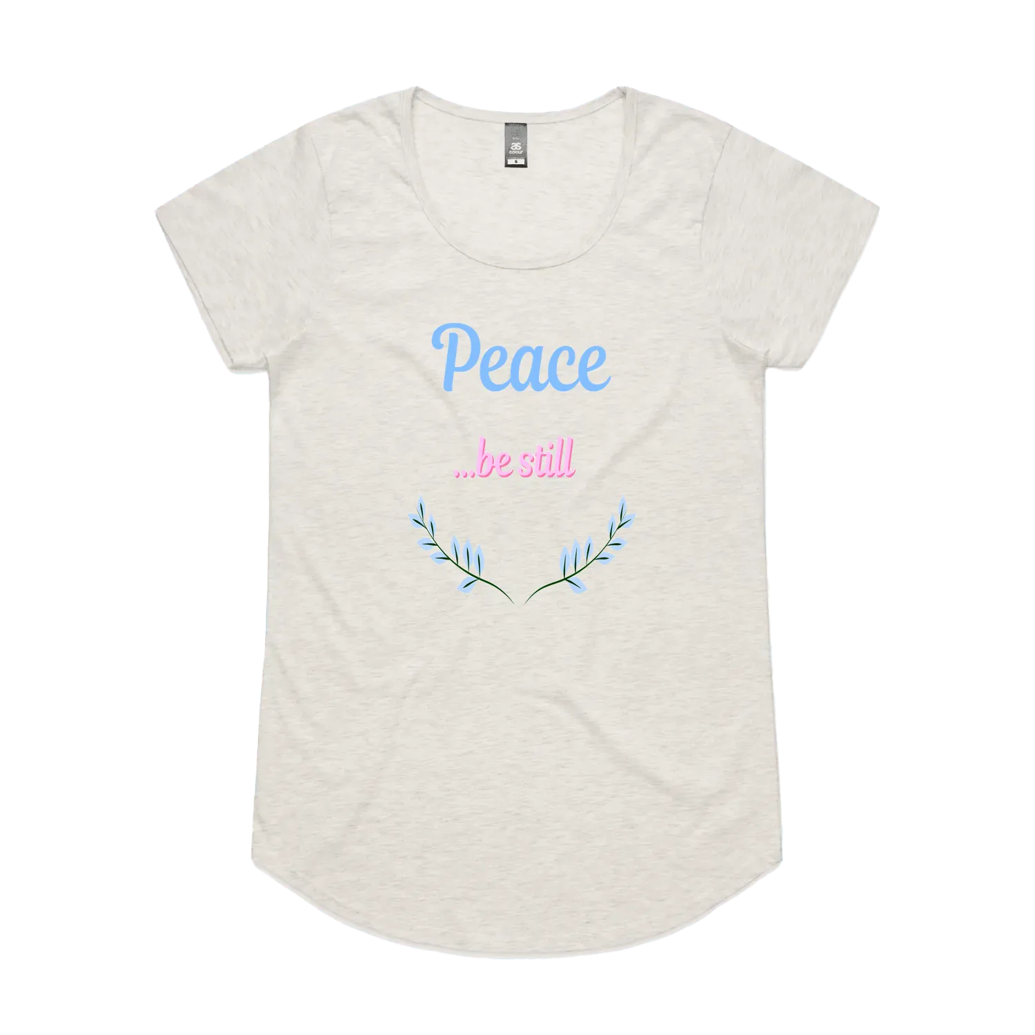 Oatmeal Marle front flat lay