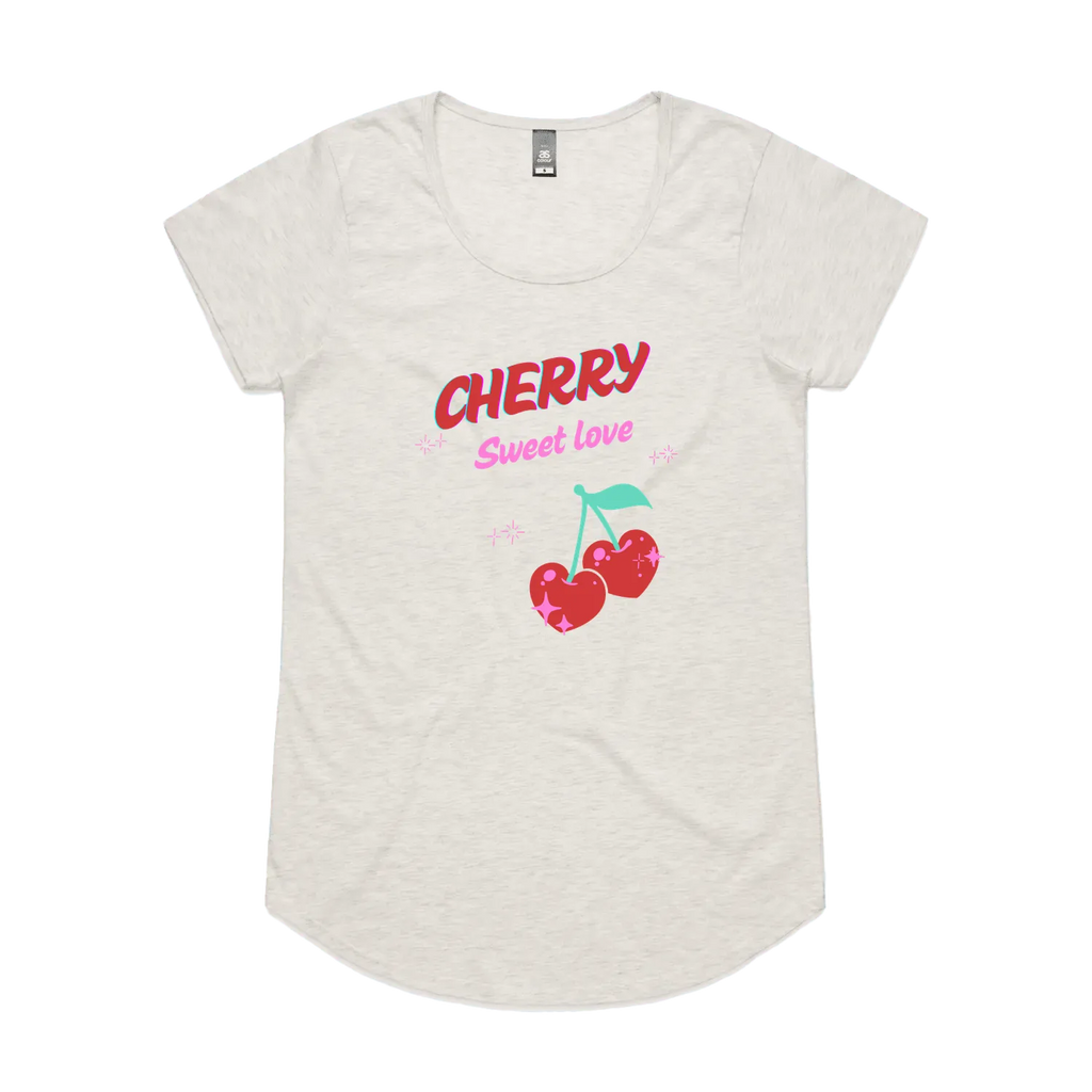 Oatmeal Marle front flat lay