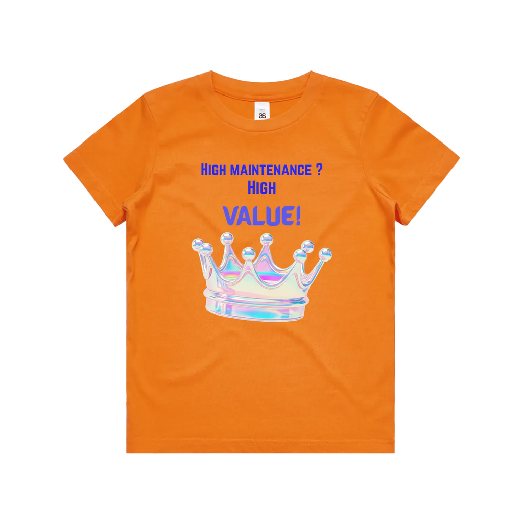Orange front flat lay