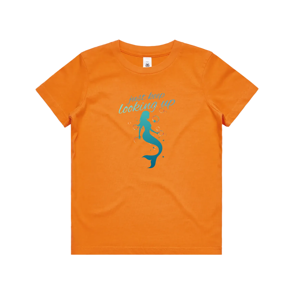 Orange front flat lay