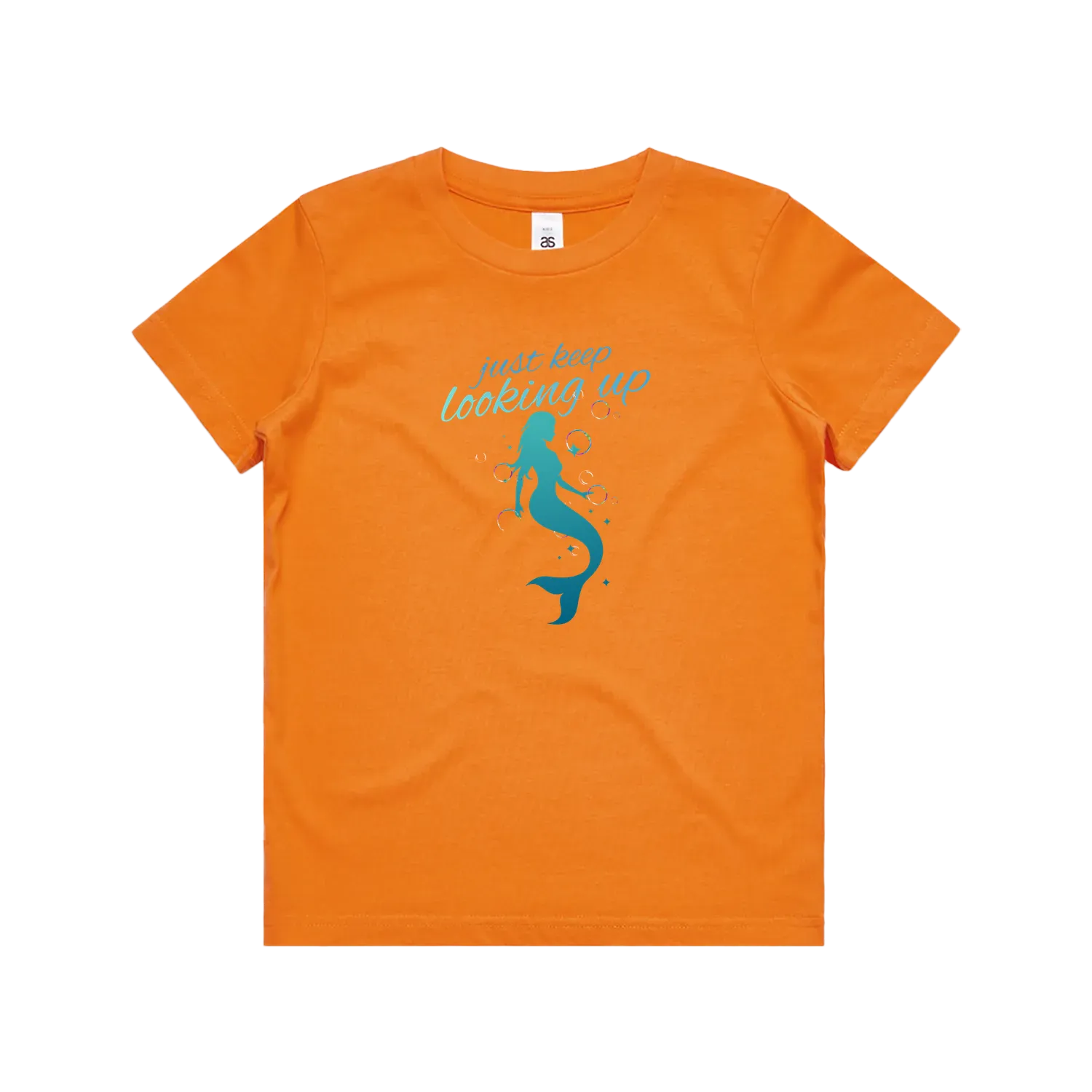 Orange front flat lay