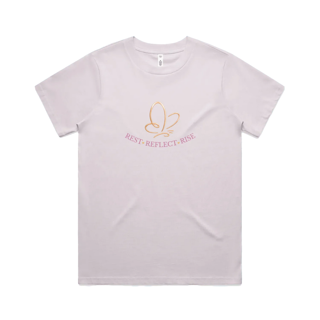 Orchid front flat lay