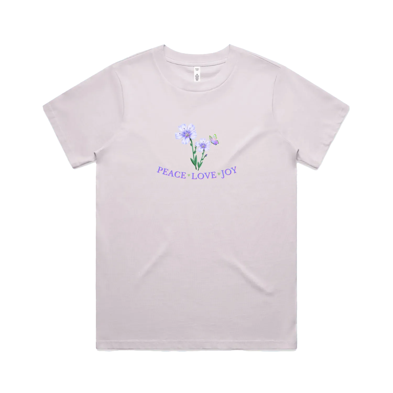 Orchid front flat lay