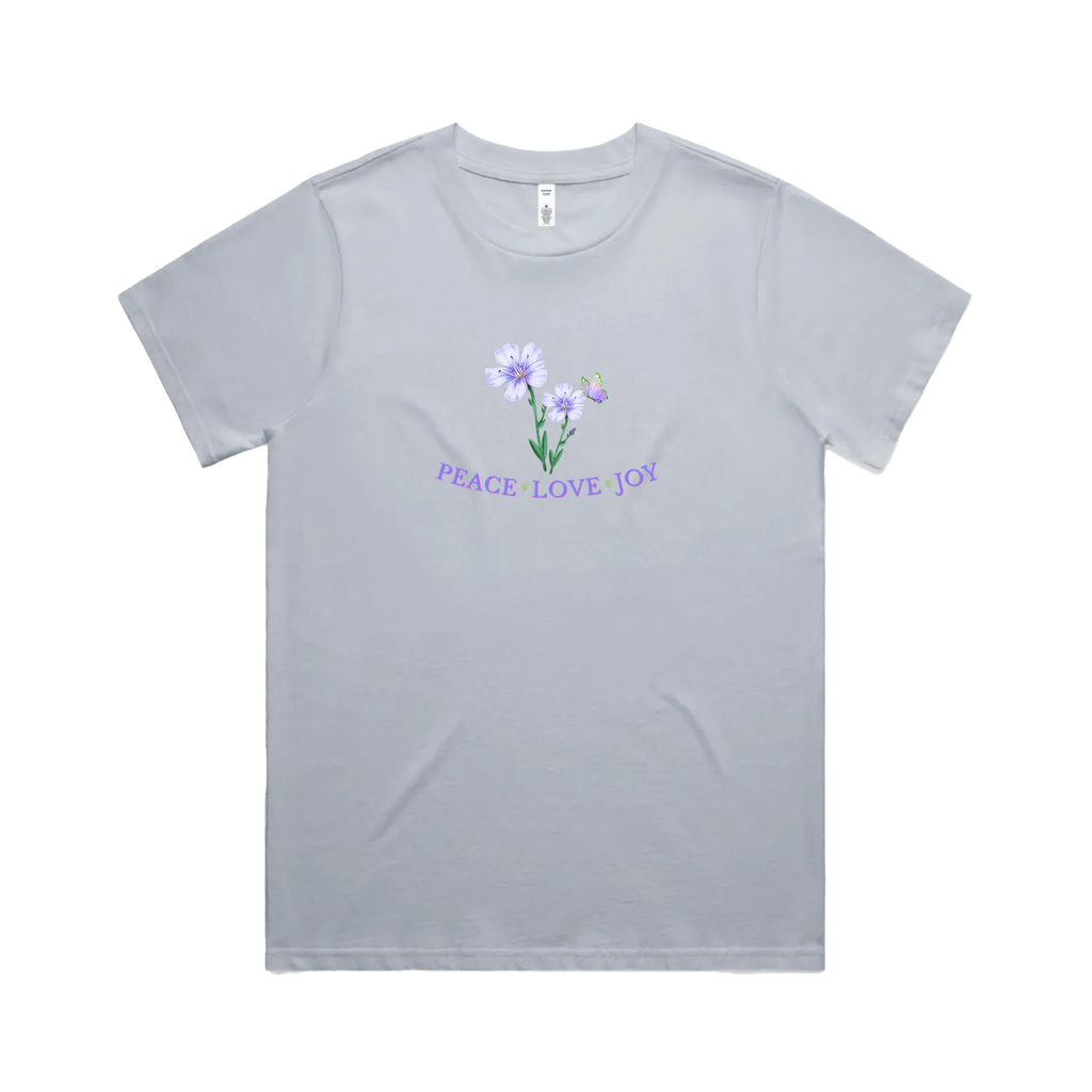 Powder front flat lay