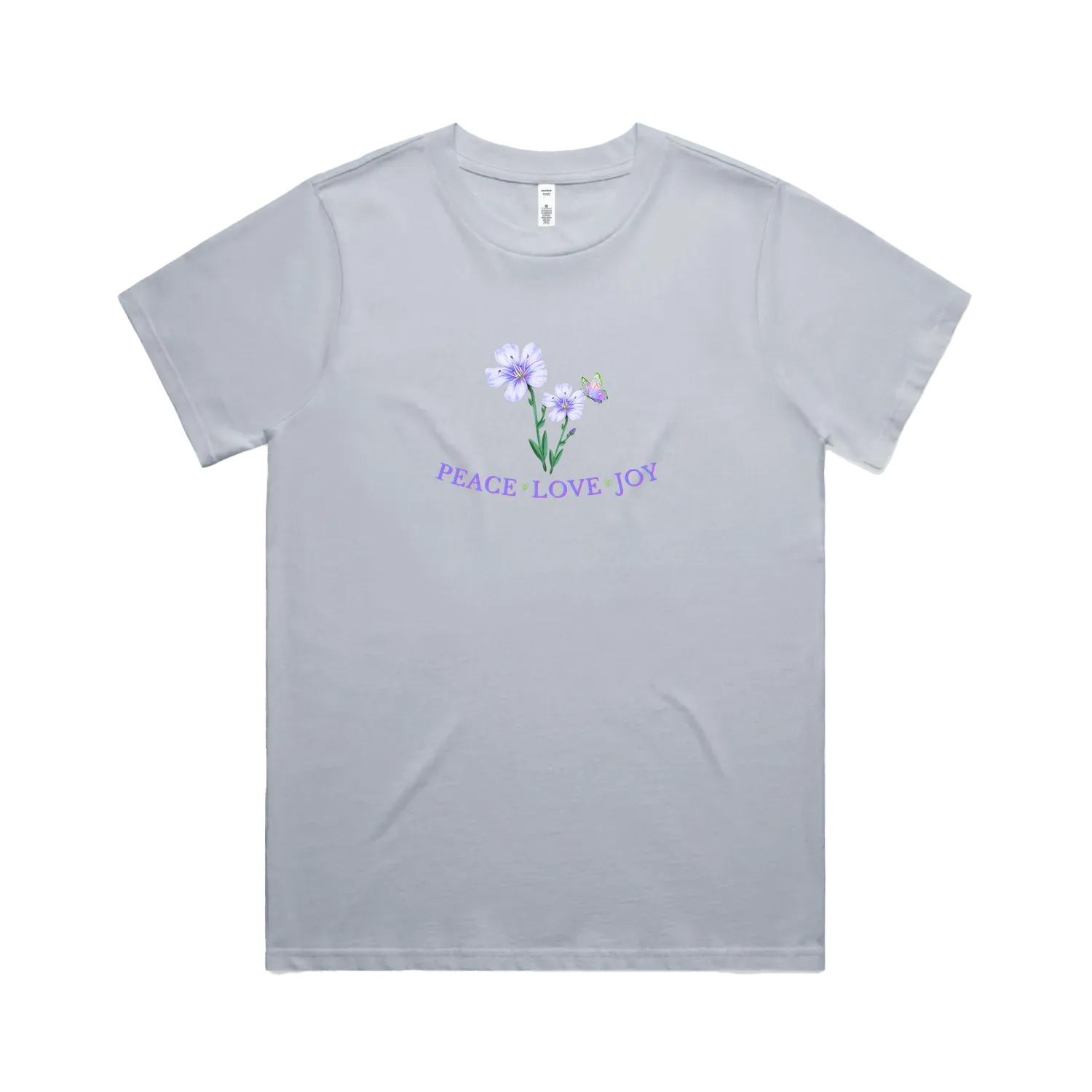 Powder front flat lay