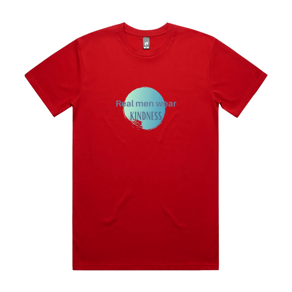 Red front flat lay