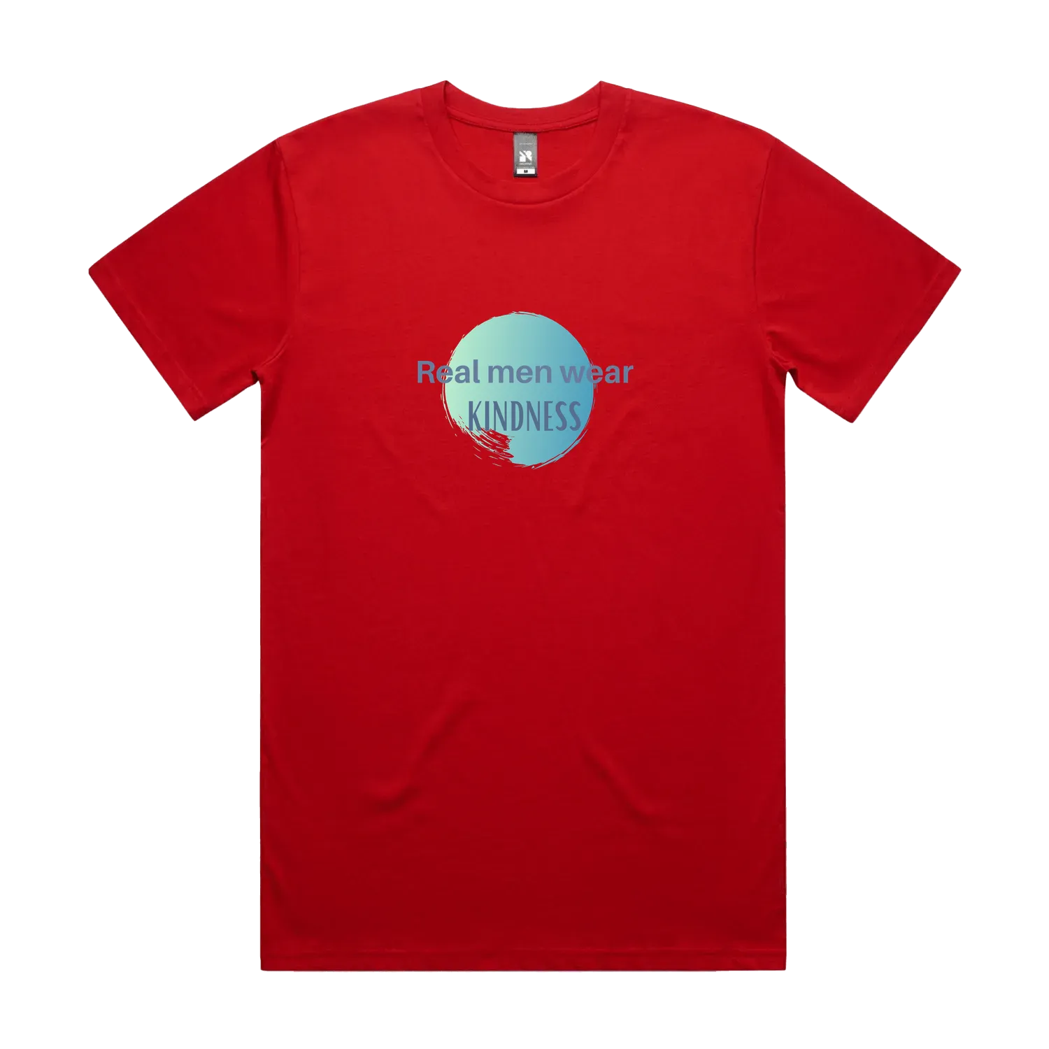 Red front flat lay