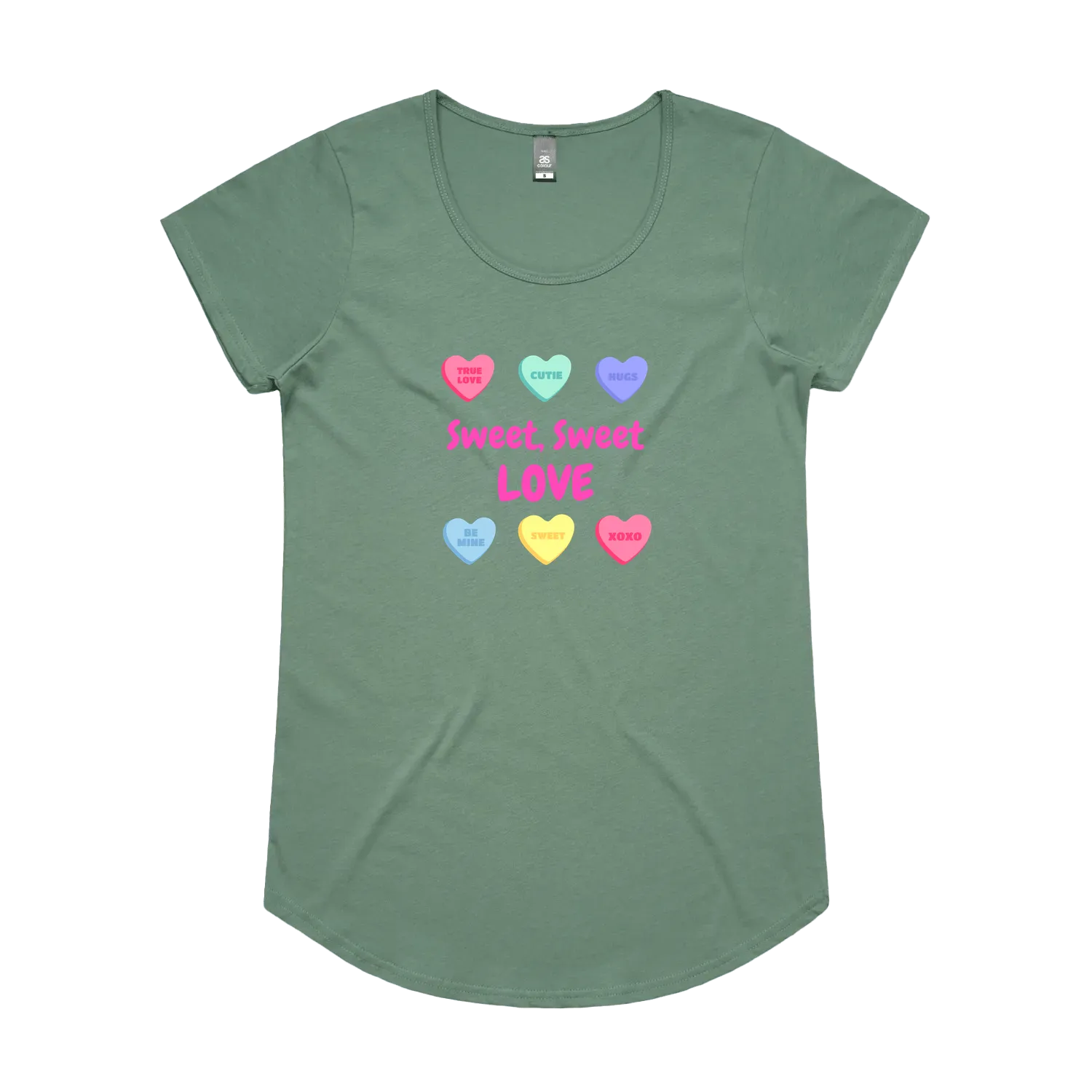 Sage front flat lay