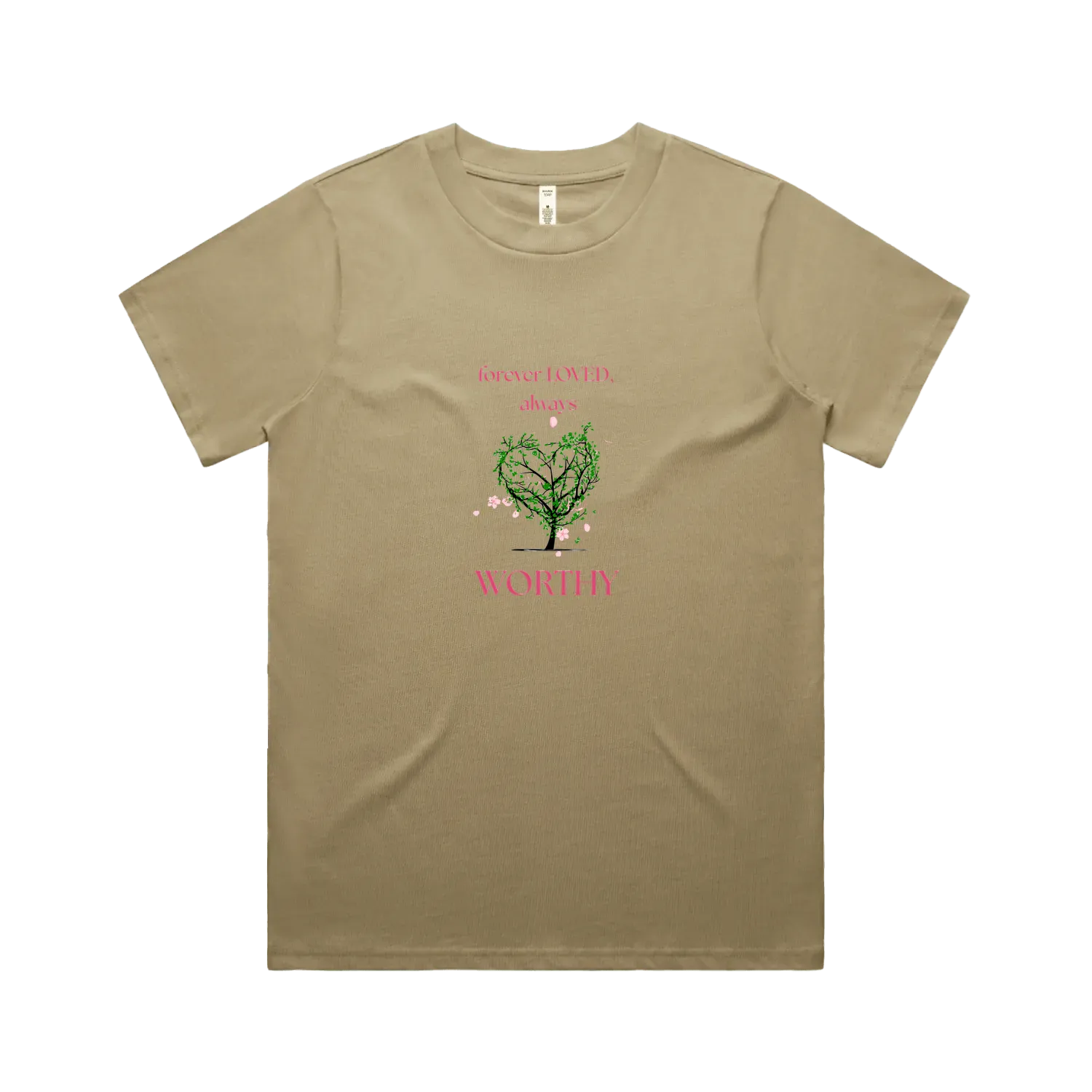 Sand front flat lay