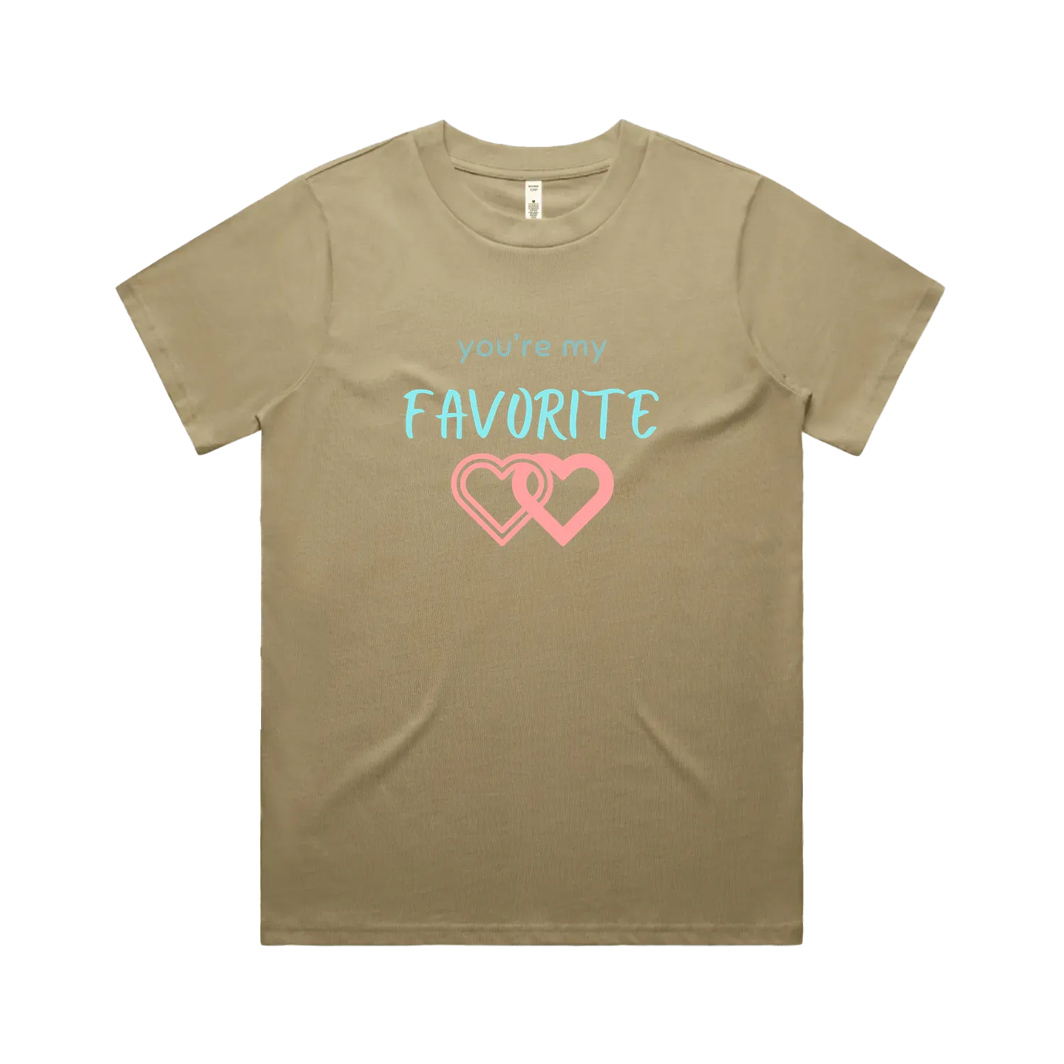 Sand front flat lay