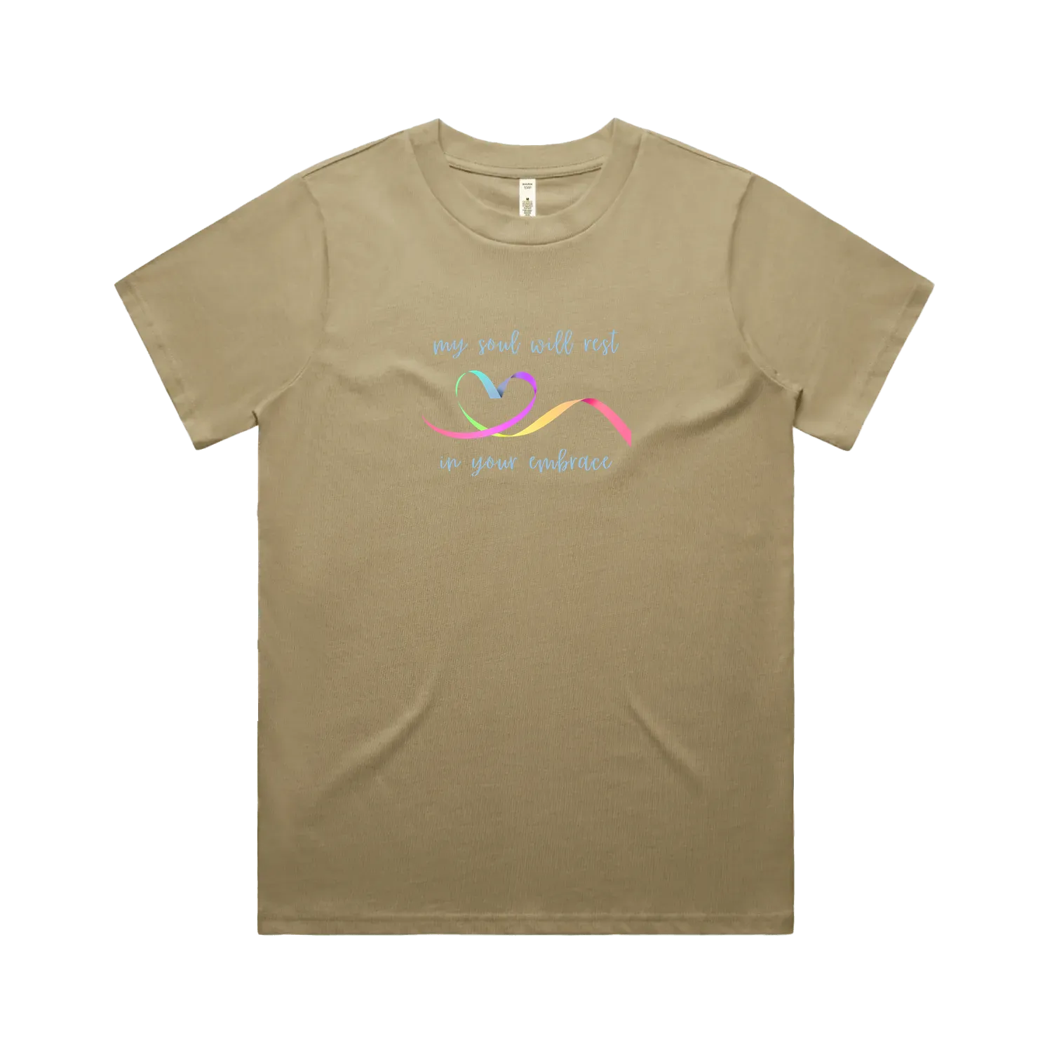 Sand front flat lay