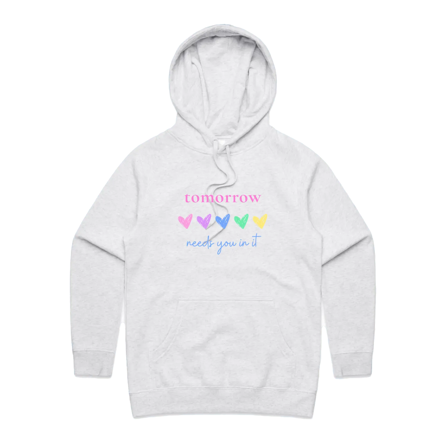 White Marle front flat lay