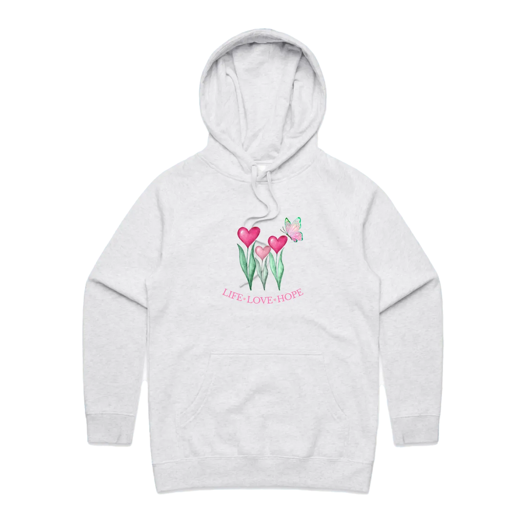 White Marle front flat lay