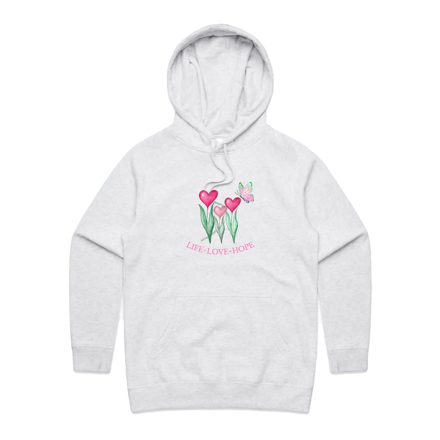 White Marle front flat lay