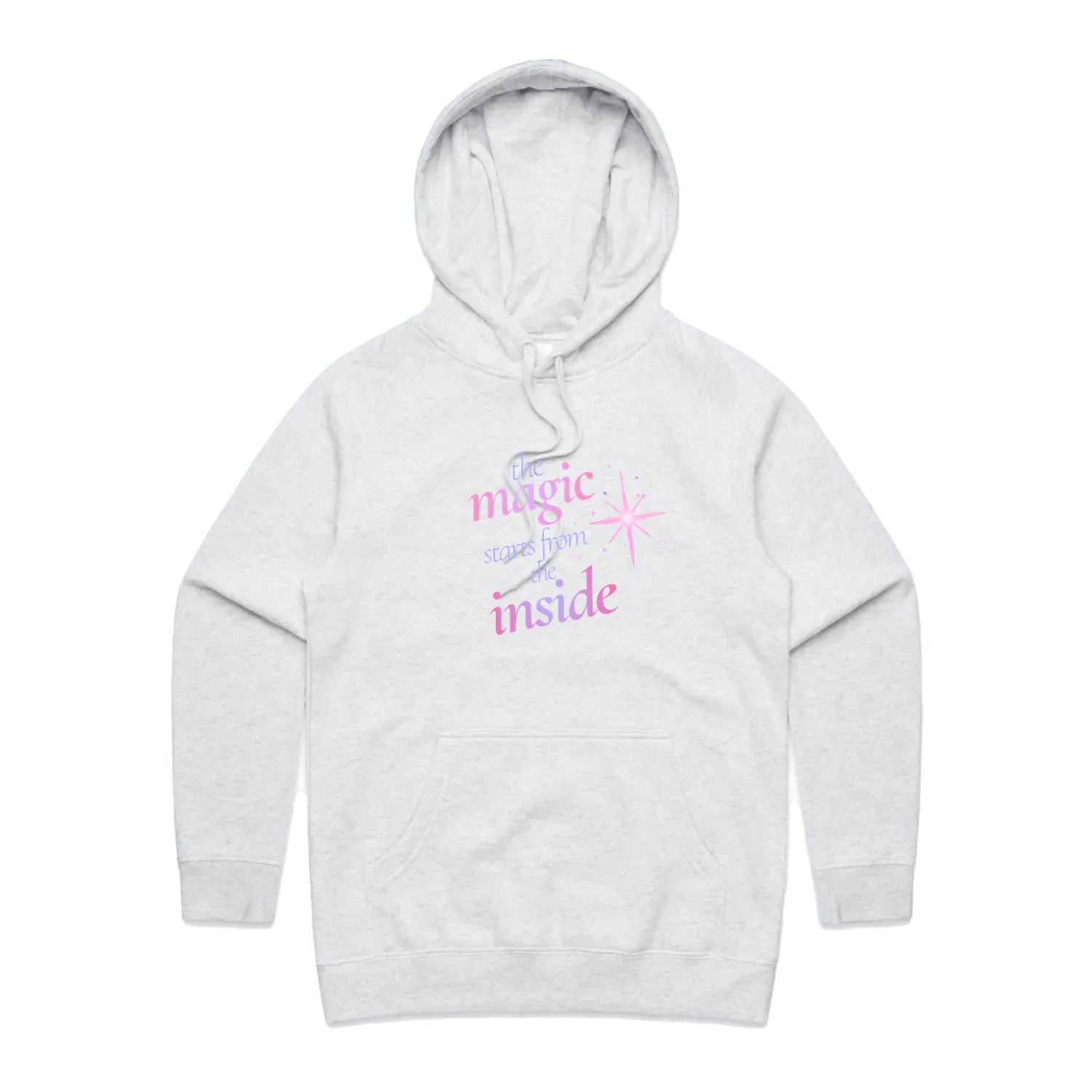 White Marle front flat lay