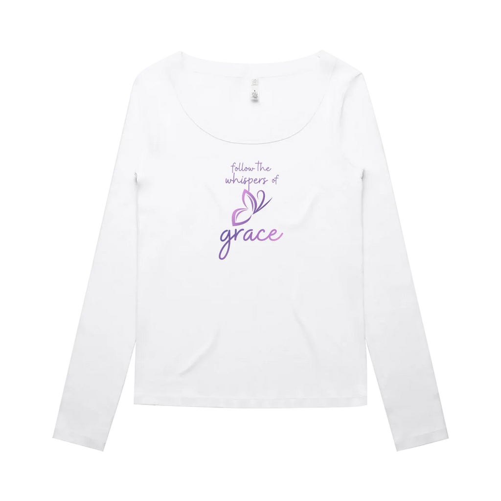 White front flat lay