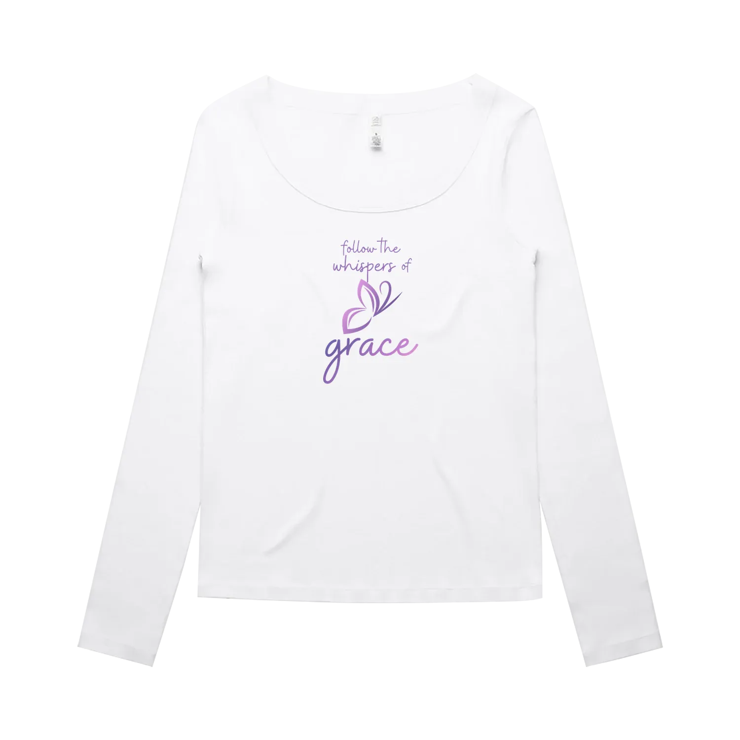 White front flat lay