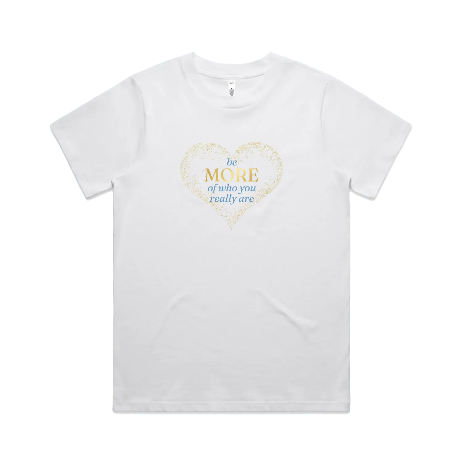 White front flat lay