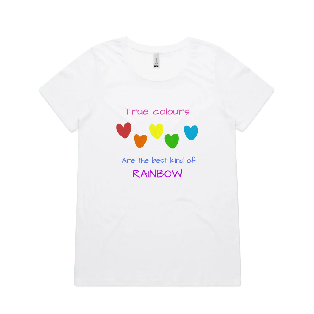 White front flat lay