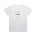 White front flat lay
