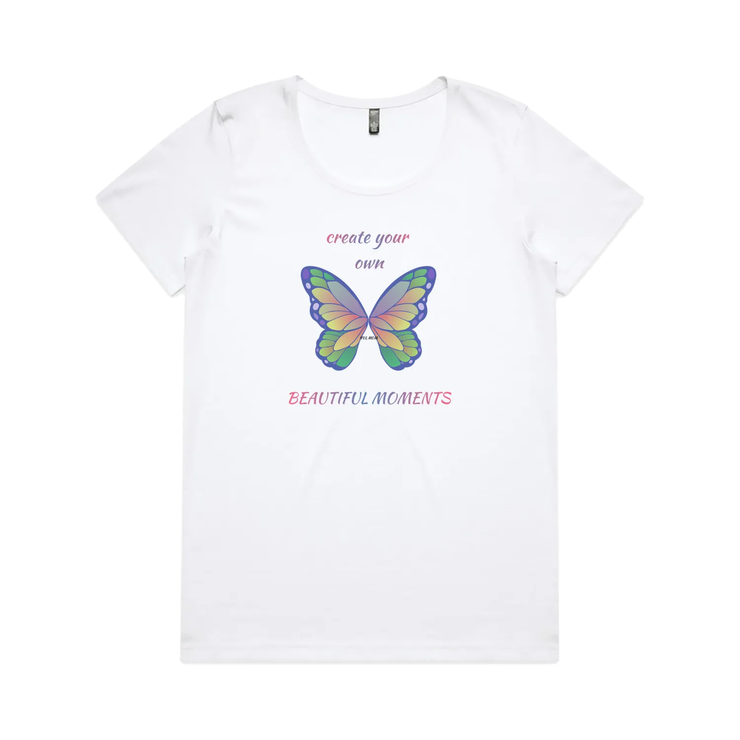 White front flat lay