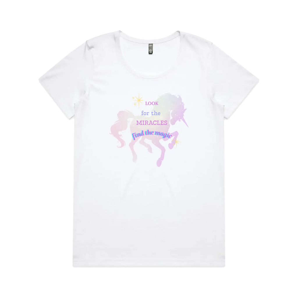 White front flat lay