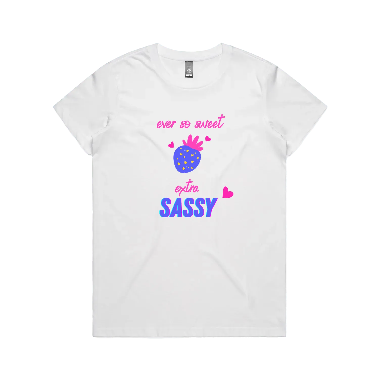 White front flat lay