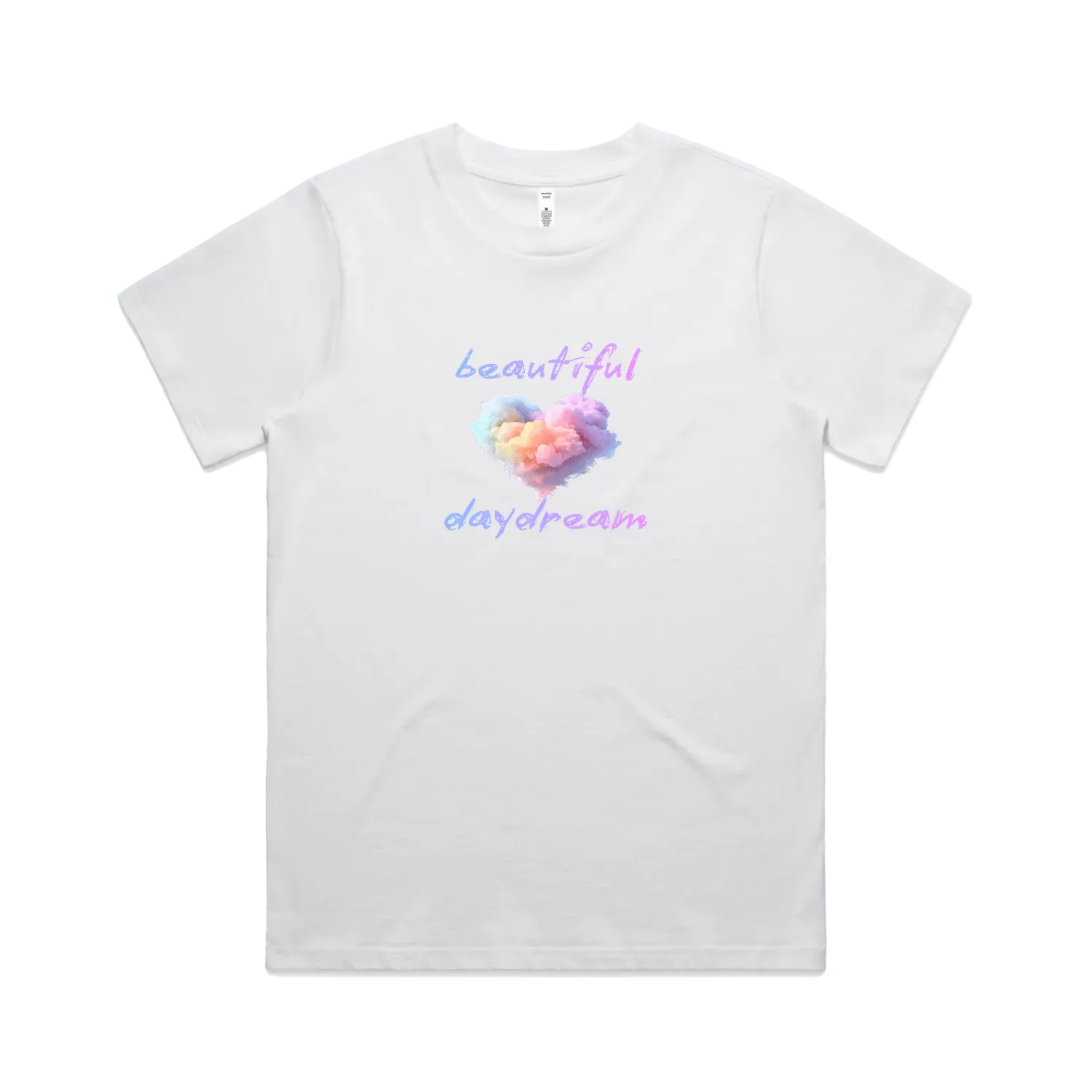 White front flat lay