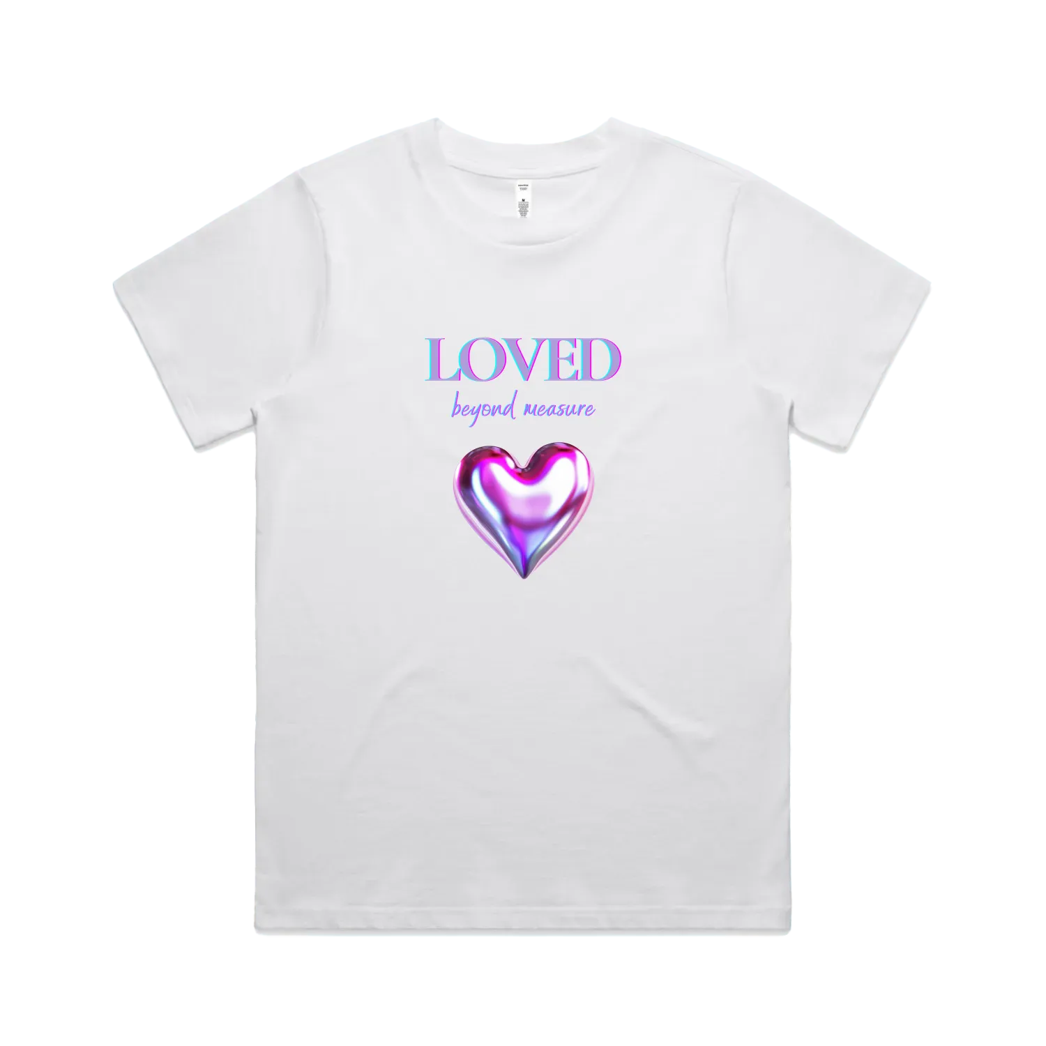 White front flat lay