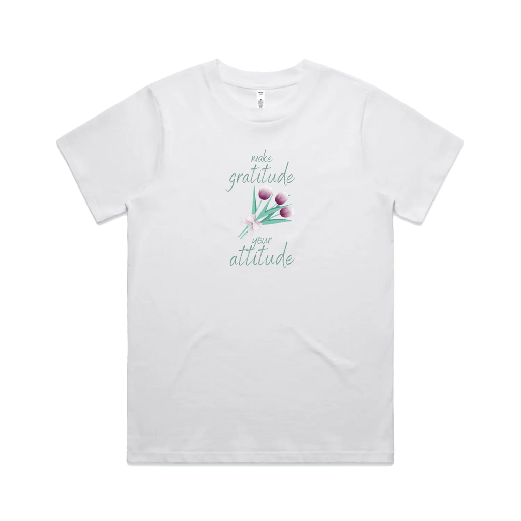 White front flat lay