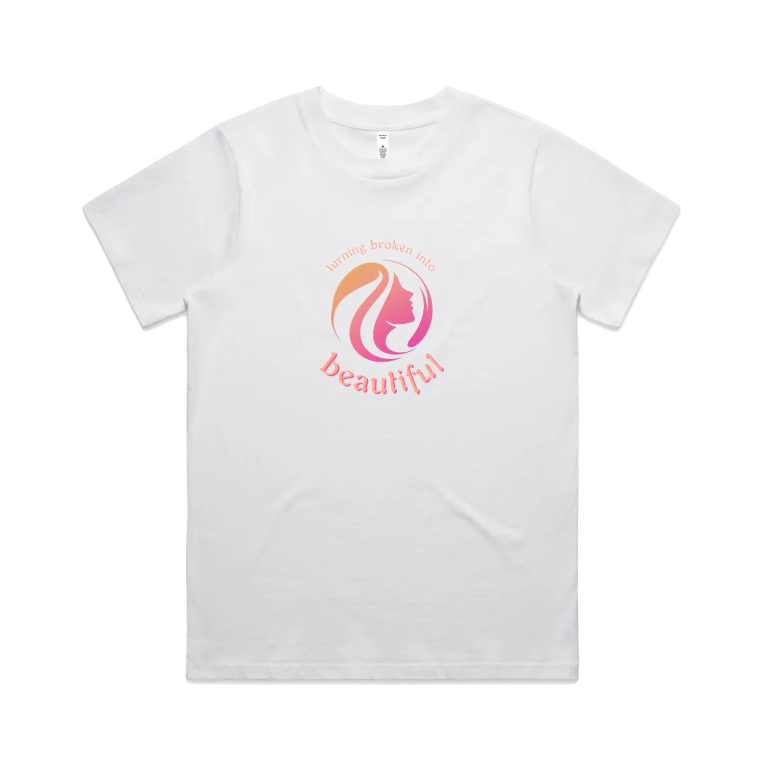 White front flat lay