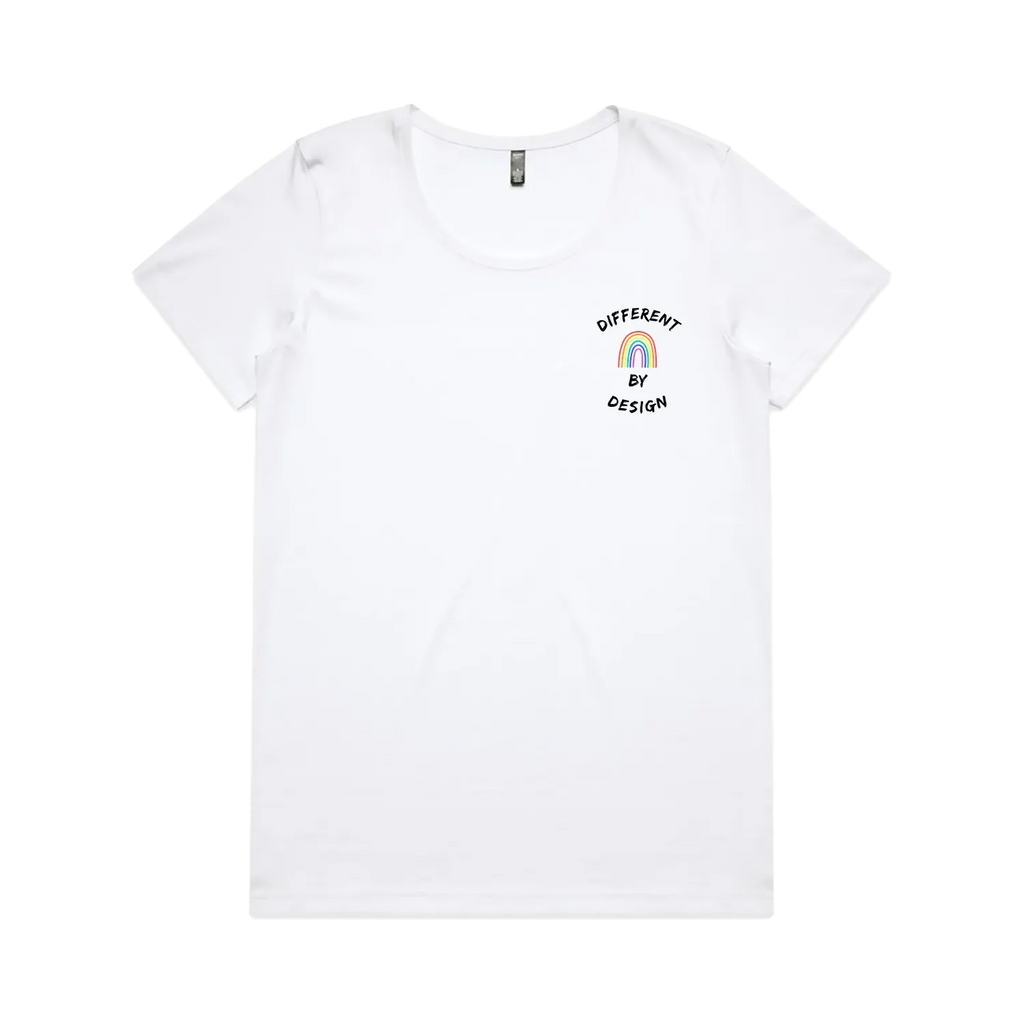 White front flat lay