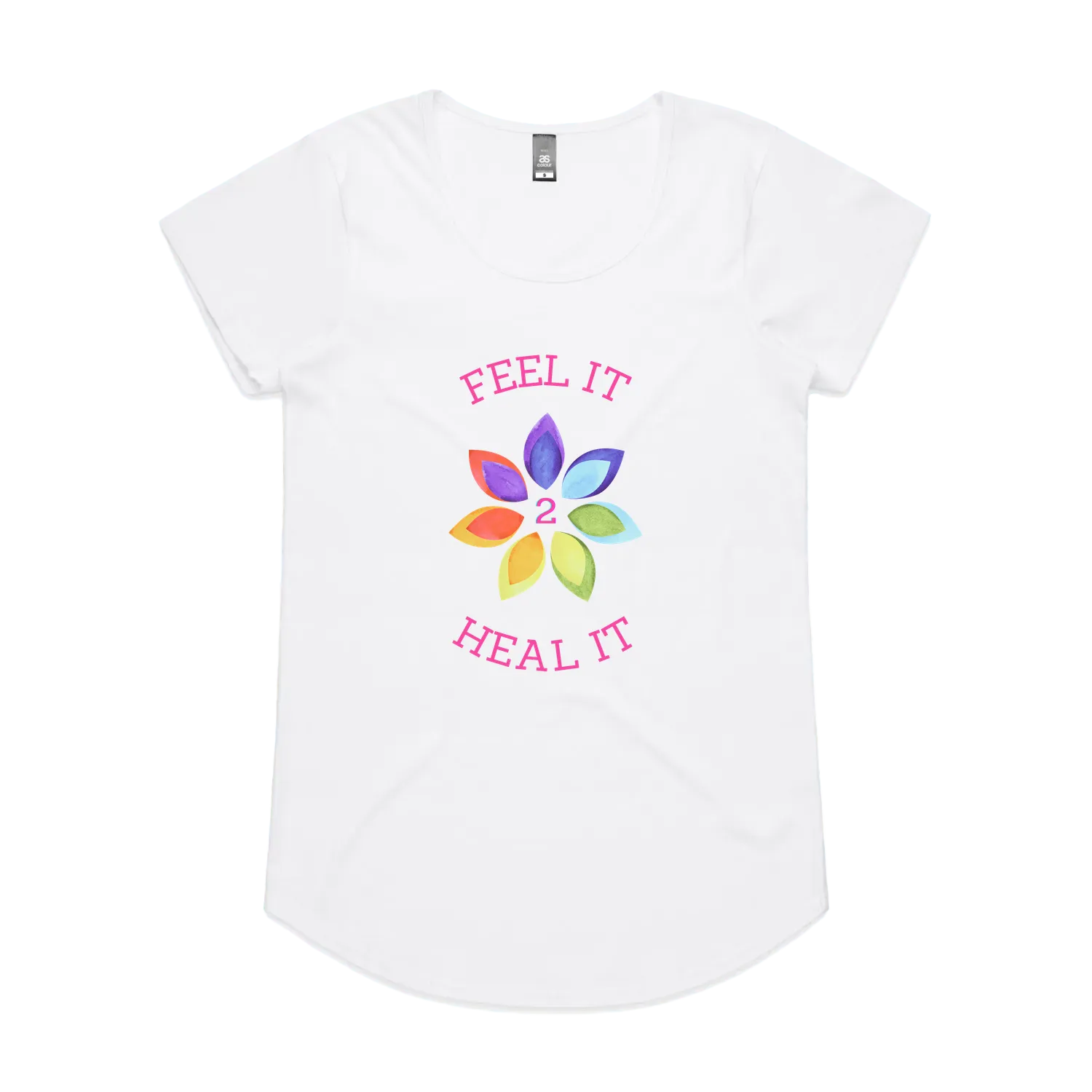 White front flat lay